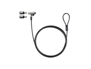 Cable de Seguridad TooQ TQCLKC0045-G para Portátiles/Monitores/Televisores - Sistema Nano con Llave