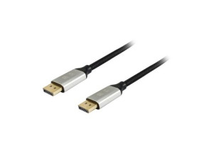 Añadir a la cesta Cable DisplayPort a DisplayPort Premium 1.4 EQ - 8K/60Hz 3M Malla Algodón Trenzado y Conector Aluminio Cable DisplayPort a DisplayPort Premium 1.4 EQ - 8K/60Hz 3M Malla Algodón Trenzado y Conector Aluminio