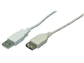 Cable Extensor USB(A) 2.0 a USB(A) Logilink 5m Gris