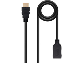Cable HDMI 2.0 a HDMI-A Nanocable 1m Negro
