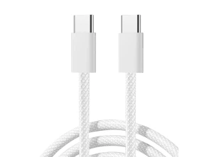 Joyroom Cable USB-C a USB-C 1m Blanco Ben Series 60W