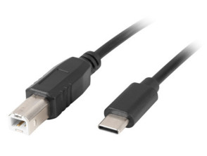 Añadir a la cesta CABLE LANBERG USB C MACHO A USB B 2.0 MACHO 1.8M NEGRO CABLE LANBERG USB C MACHO A USB B 2.0 MACHO 1.8M NEGRO