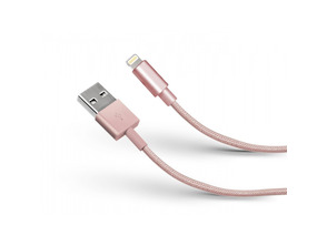 Añadir a la cesta Cable trenzado lightning iPhone Gold Collection Rosa SBS Cable trenzado lightning iPhone Gold Collection Rosa SBS