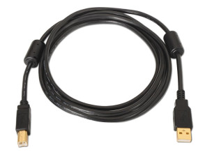 Añadir a la cesta Cable USB 2.0 para Impresora 3m Negro - Nanocable Cable USB 2.0 para Impresora 3m Negro - Nanocable