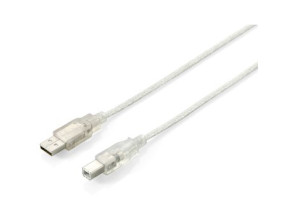 Añadir a la cesta Cable USB de 3M EQUIP USB 2.0 Transparente: USB-A a USB-B Cable USB de 3M EQUIP USB 2.0 Transparente: USB-A a USB-B