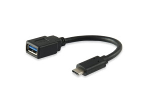 CABLE USB-C MACHO a USB-A HEMBRA - Marca EQUIP
