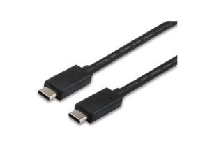 Cable USB-C a USB-C 1M para Carga (3A) o Datos 480mb/s - Marca EQUIP