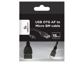 Añadir a la cesta Cable USB A - Micro-USB B, 0.15m cable USB 0,15 m Negro Gembird Cable USB A - Micro-USB B, 0.15m cable USB 0,15 m Negro Gembird