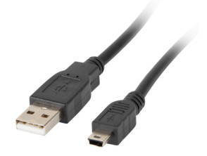 Añadir a la cesta CABLE LANBERG USB 2.0 MACHO A MINI USB MACHO FERRITA 1.8METROS NEGRO CABLE LANBERG USB 2.0 MACHO A MINI USB MACHO FERRITA 1.8METROS NEGRO