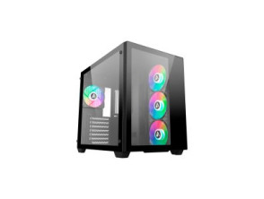 CAJA ATX ABYSM DANUBE SAVA 285 BLACK USB-C 1x3.5" 2x2.5" GPU MAX 410mm