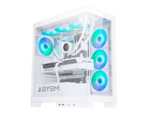 CAJA ATX ABYSM DANUBE SAVA H500 WHITE USB-C GPU MAX 430mm 1x3.5" 1x2.5"
