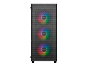 CAJA ATX UNYKAch MIR100 NEGRO CON PANEL DE CRISTAL TEMPLADO
