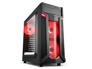 Añadir a la cesta Caja ATX Sharkoon VG6-W RGB ATX/MicroATX/Mini-ITX Roja Caja ATX Sharkoon VG6-W RGB ATX/MicroATX/Mini-ITX Roja