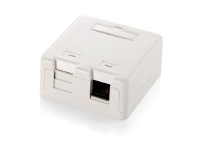 Añadir a la cesta CAJA DE SUPERFICIE EQUIP KEYSTONE PARA 2 ROSETAS - Equip RJ45 Conectores CAJA DE SUPERFICIE EQUIP KEYSTONE PARA 2 ROSETAS - Equip RJ45 Conectores