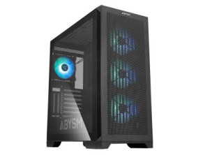 CAJA E-ATX DANUBE MURA ARGB COLOR NEGRO MAX 415mm GPU USB-C 3x2.5”