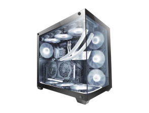 CAJA GAMING MARS GAMING MCV4 XXL BLACK - E-ATX - VENTANA CRISTAL DOBLE
