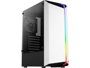 Caja Gaming Semitorre Aerocool Bionic V1 RGB Blanca