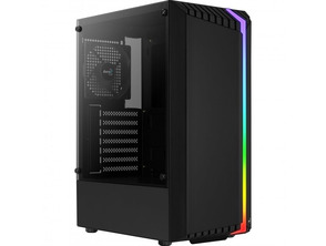 Caja Gaming Semitorre Aerocool Bionic V1 RGB Negro
