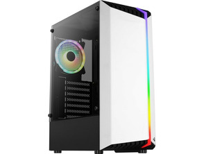 Caja Gaming Semitorre Aerocool Bionic V2 RGB Blanca