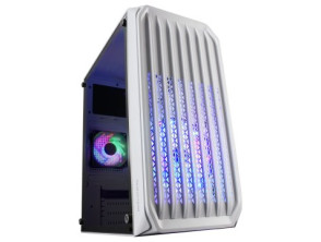 CAJA GAMING MARS GAMING MC-S2 WHITE MICROATX - Frontal con Ventilador FRGB - Ventana Lateral - Sin Fuente