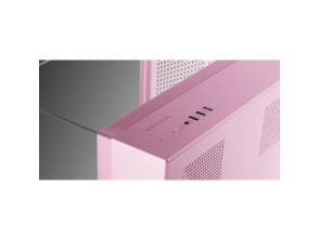 CAJA GAMING MARS GAMING MCVISIONMP MICROATX CRISTAL TEMPLADO TRIPLE GPU 330mm 1x3.5 1x2.5 ROSA