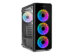 Caja Semitorre ATX NOX Hummer TGM Rainbow RGB