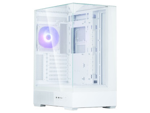 Torre PC Caja Zalman P40 Prism Atx 3xvent 120mm Argb 2xusb 3.0 Blanco Sin Fuente