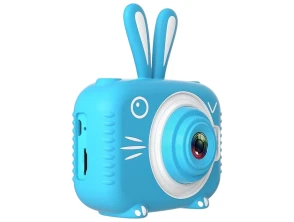 Cámara Digital Para Niños K3 Diseño Conejo Azul