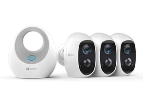 Cámara IP Wifi Ezviz C3A Triple Pack + W2D White