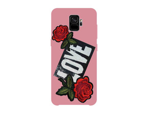 Carcasa con parche Love para Samsung Galaxy S9 SBS