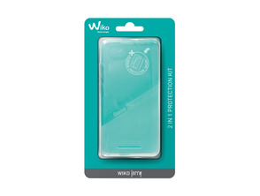 CARCASA TRANSPARENTE + PROTECTOR PANTALLA JERRY WIKO