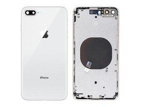 Repuesto Carcasa Trasera Completa - iPhone 8 Plus Plata
