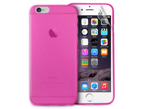 Carcasa Ultraslim 0,3" Rosa iPhone 6/6s Plus Puro