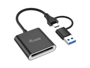 CARD READER EXTERNO EQUIP USB 3.2 - Doble Conexión USB-A & USB-C CF 10GBPS
