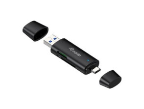 CARD READER EXTERNO EQUIP USB 3.2 DOBLE CONEXIÓN USB-A & USB-C SD TF