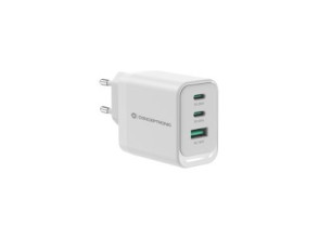 CARGADOR USB-C CONCEPTRONIC ALTHEA 65W QUICK CHARGE PD 3.0 2xUSB-C 1xUSB-A
