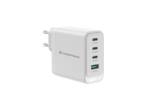 Cargador USB-C Conceptronic Althea 100W Quick Charge PD PPS 3xUSB-C 1xUSB-A