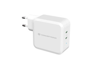Cargador de Pared Quick Charge PD 2 Puertos USB-C Conceptronic Althea 100W