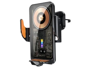 Cargador Inalámbrico para Coche C11 66W Transparente Negro