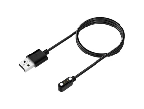 Cargador Negro Compatible para Mibro Watch C3 / T2 / C2 / Lite2 - Marca CROCOCASE