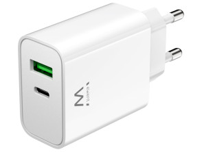 Añadir a la cesta Cargador Ewent Ew1325 Usb-c/usb-a 30w Qc 3.0 Blanco Cargador Ewent Ew1325 Usb-c/usb-a 30w Qc 3.0 Blanco