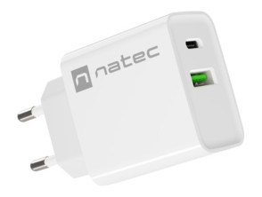Añadir a la cesta NATEC - RIBERA Universal Blanco Corriente alterna Carga rápida Interior - NUC-2059 NATEC - RIBERA Universal Blanco Corriente alterna Carga rápida Interior - NUC-2059