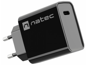 Añadir a la cesta CARGADOR NATEC RIBERA 20W 1XUSB-C PD3.0 QC3.0 NEGRO CARGADOR NATEC RIBERA 20W 1XUSB-C PD3.0 QC3.0 NEGRO