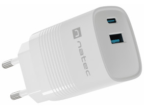 Añadir a la cesta NATEC - NUC-2140 cargador de dispositivo móvil Universal Blanco Corriente alterna Carga rápida Inter NATEC - NUC-2140 cargador de dispositivo móvil Universal Blanco Corriente alterna Carga rápida Inter