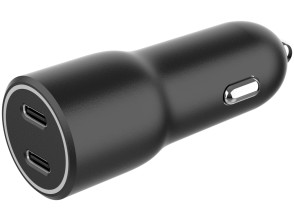 Cargador De Coche 2xusb-c Pd 40w Negro