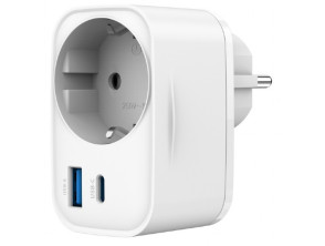 Añadir a la cesta CARGADOR RAPIDO GEMBIRD USB DE 2 PUERTOS CON TOMA DE CA DE PASO 20 W BLANCO CARGADOR RAPIDO GEMBIRD USB DE 2 PUERTOS CON TOMA DE CA DE PASO 20 W BLANCO