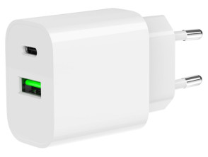 Añadir a la cesta CARGADOR RAPIDO USB GEMBIRD DE 2 PUERTOS Y 20 W, BLANCO CARGADOR RAPIDO USB GEMBIRD DE 2 PUERTOS Y 20 W, BLANCO