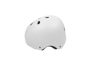 Casco Blanco Mate con Luz de Seguridad Zamelux