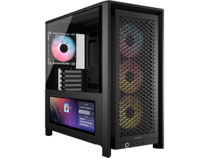CAJA CORSAIR SEMITORRE ATX FRAME 4000D LCD RS PERFORMANCE TG NEGRO