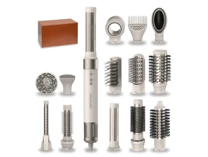 Añadir a la cesta Moldeador multifunción Cecotec Bamba CeramicCare 14in1 AirGlam Champán - Accesorios para el cabello Moldeador multifunción Cecotec Bamba CeramicCare 14in1 AirGlam Champán - Accesorios para el cabello